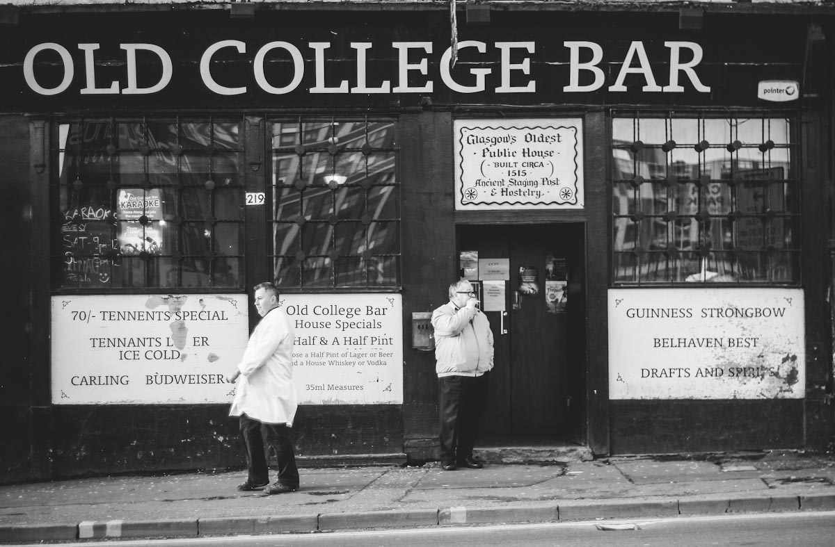 glasgow old college bar