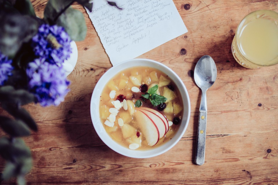 Apfel Rezepte Apfelsuppe Altes Land