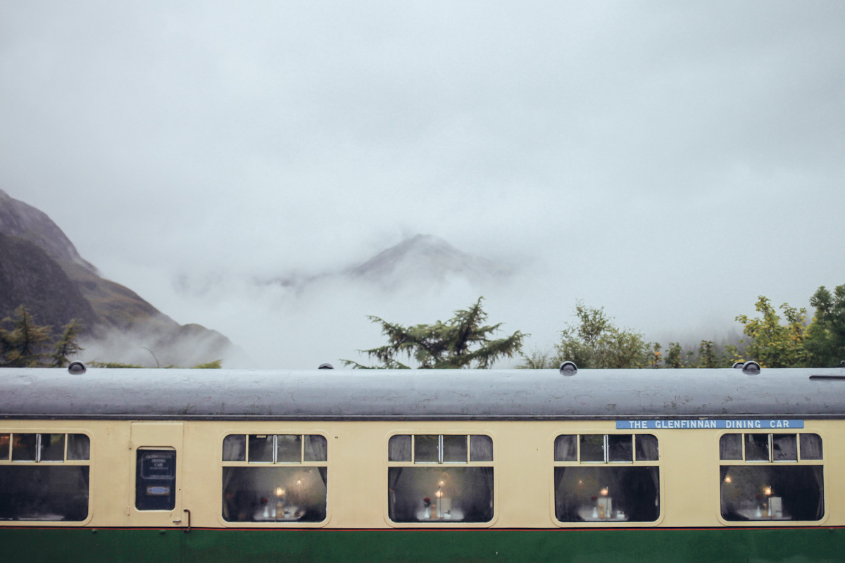 Schottland Glenfinnan Station Jacobite Steam Train Smaracuja