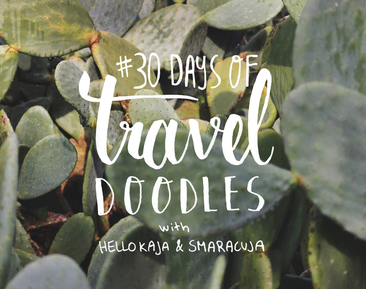 I do doodles: Die 30 Day Travel Drawing Challenge