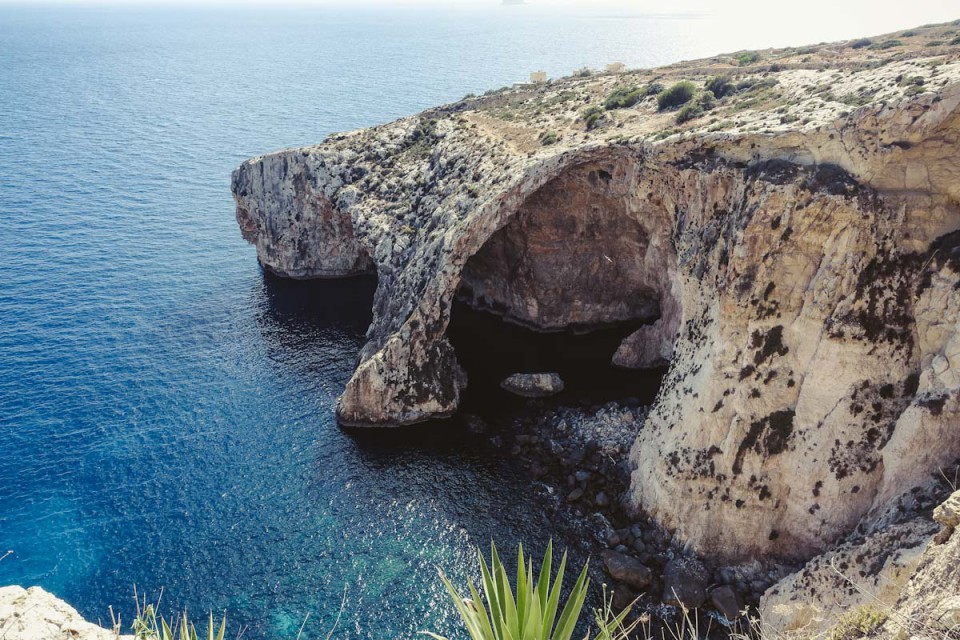 Smaracuja blaue grotte malta