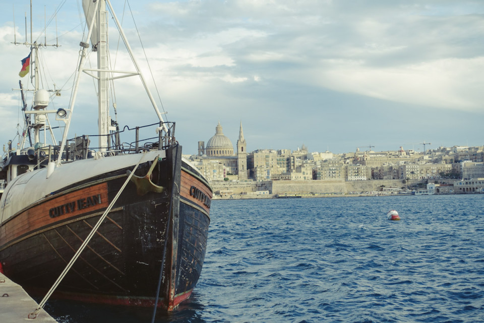 Smaracuja Kurztrip Malta Valetta Skyline