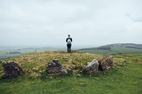 Smaracuja Irelands Ancient East Loughcrew Cairns Irland