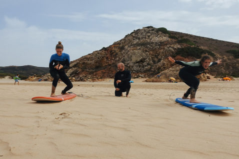 Algarve Surfen Strand Surfcamp Surfkurs