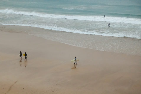 Algarve Surfen Strand Surfcamp Surfkurs