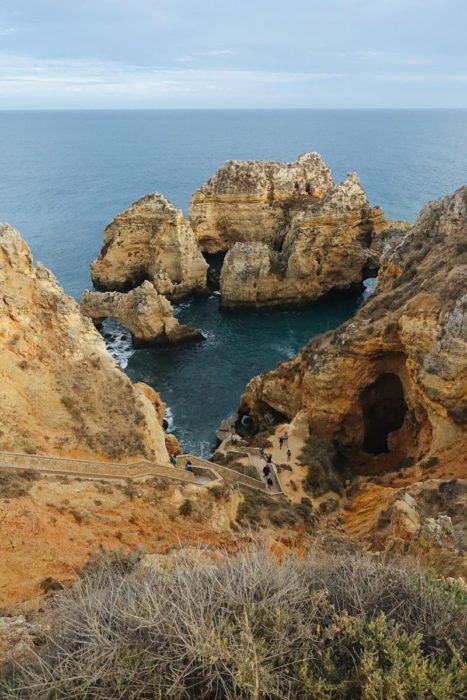 Algarve Portugal Lagos Ponta Da Piedade