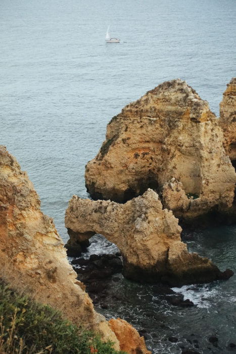 Algarve Portugal Lagos Ponta Da Piedade