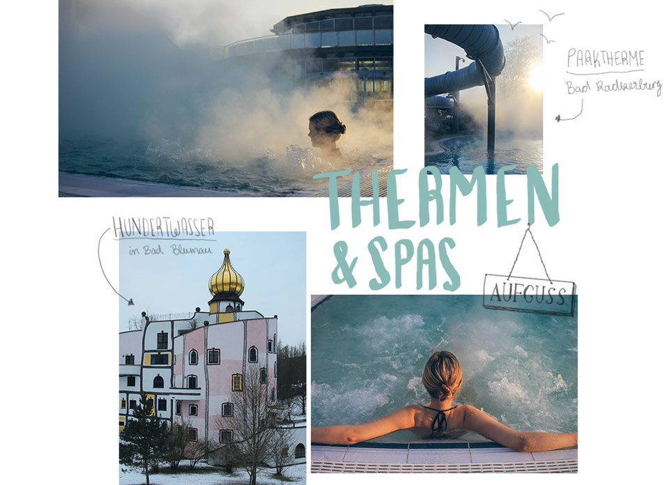 Winterzauber Thermen Spas Thermenland Steiermark Hundertwasser Bad Blumau