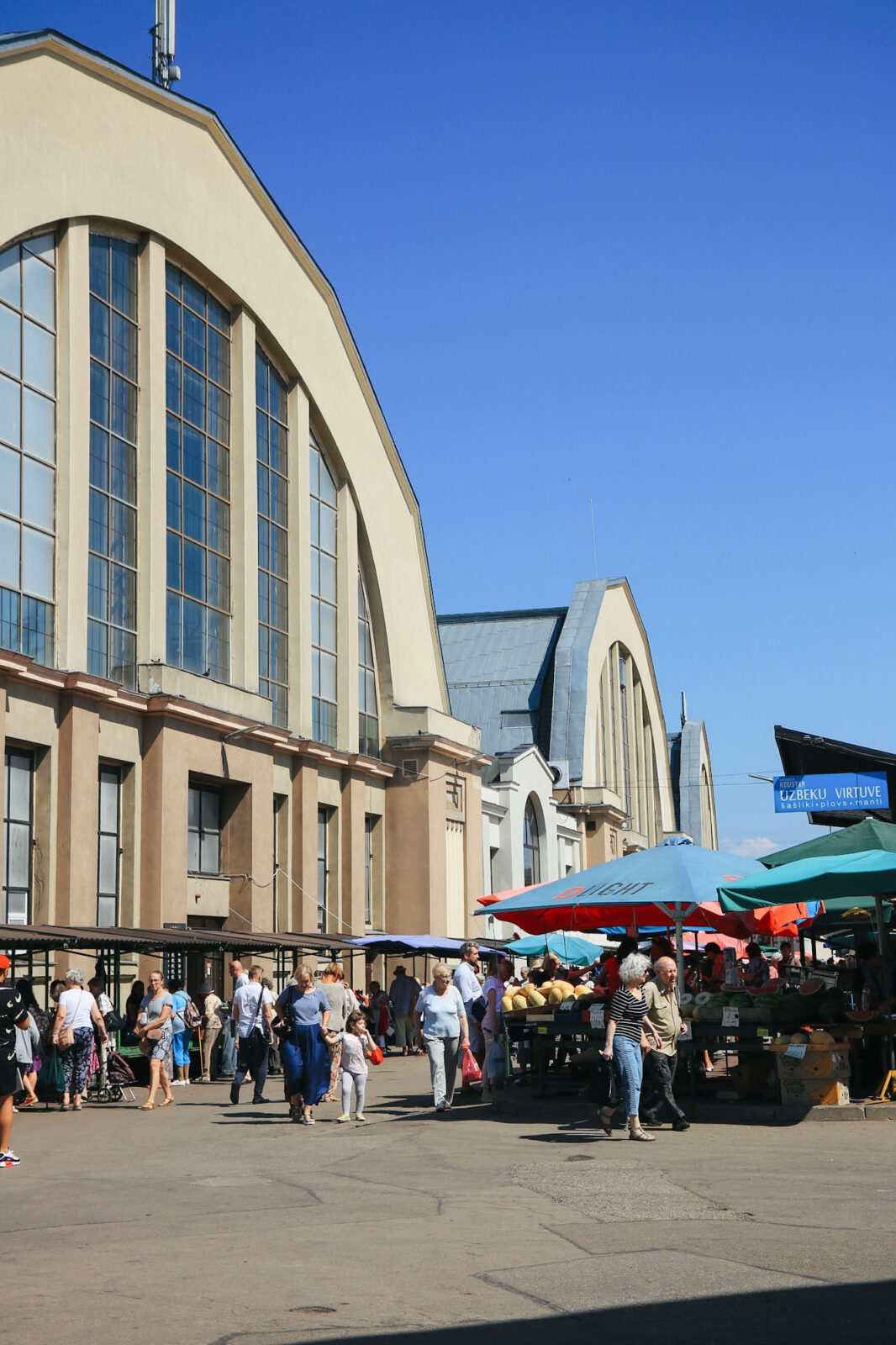 Riga Markt Wochenmarkt Städtetrip