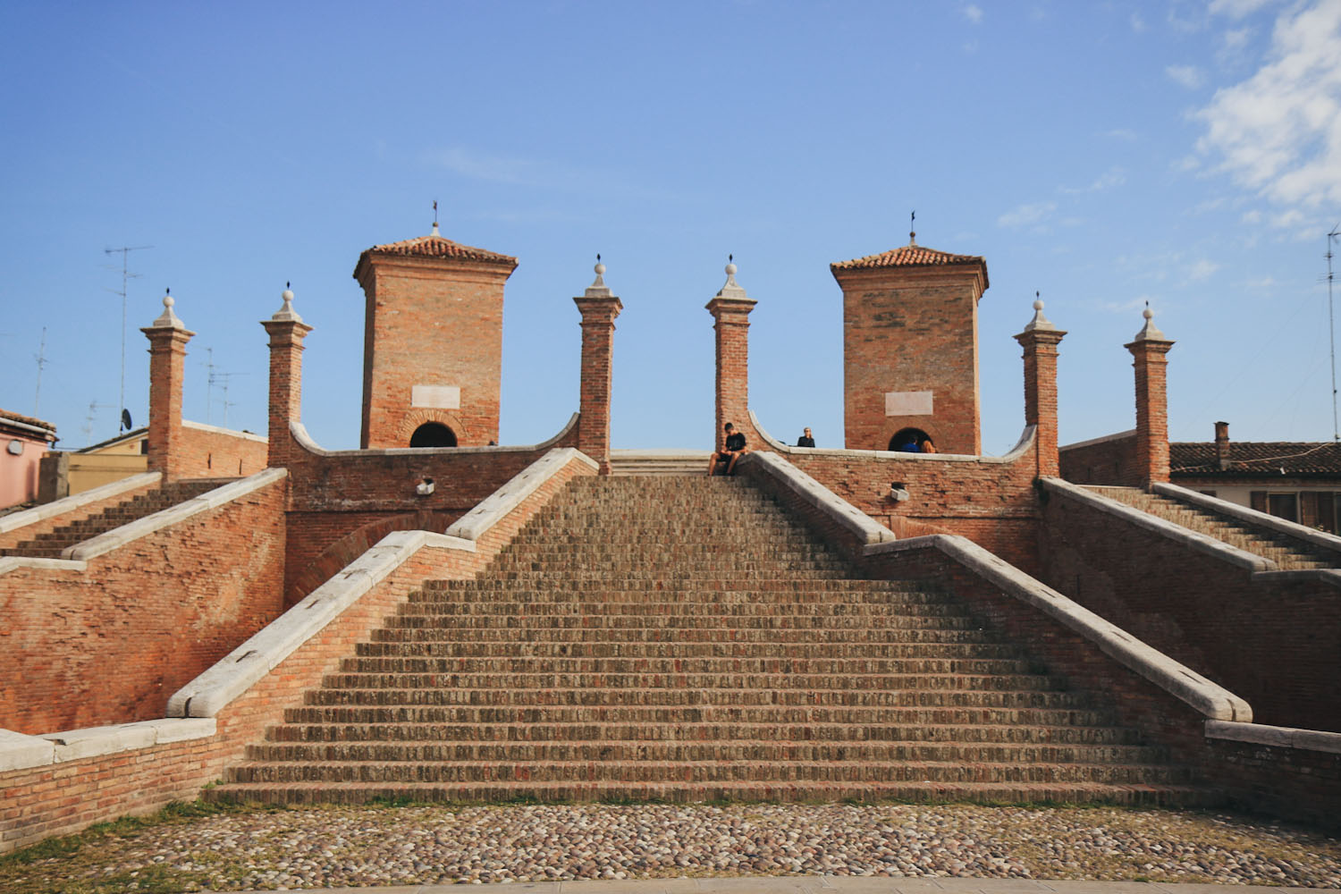 Comacchio Podelta Emilia Romagna Italien