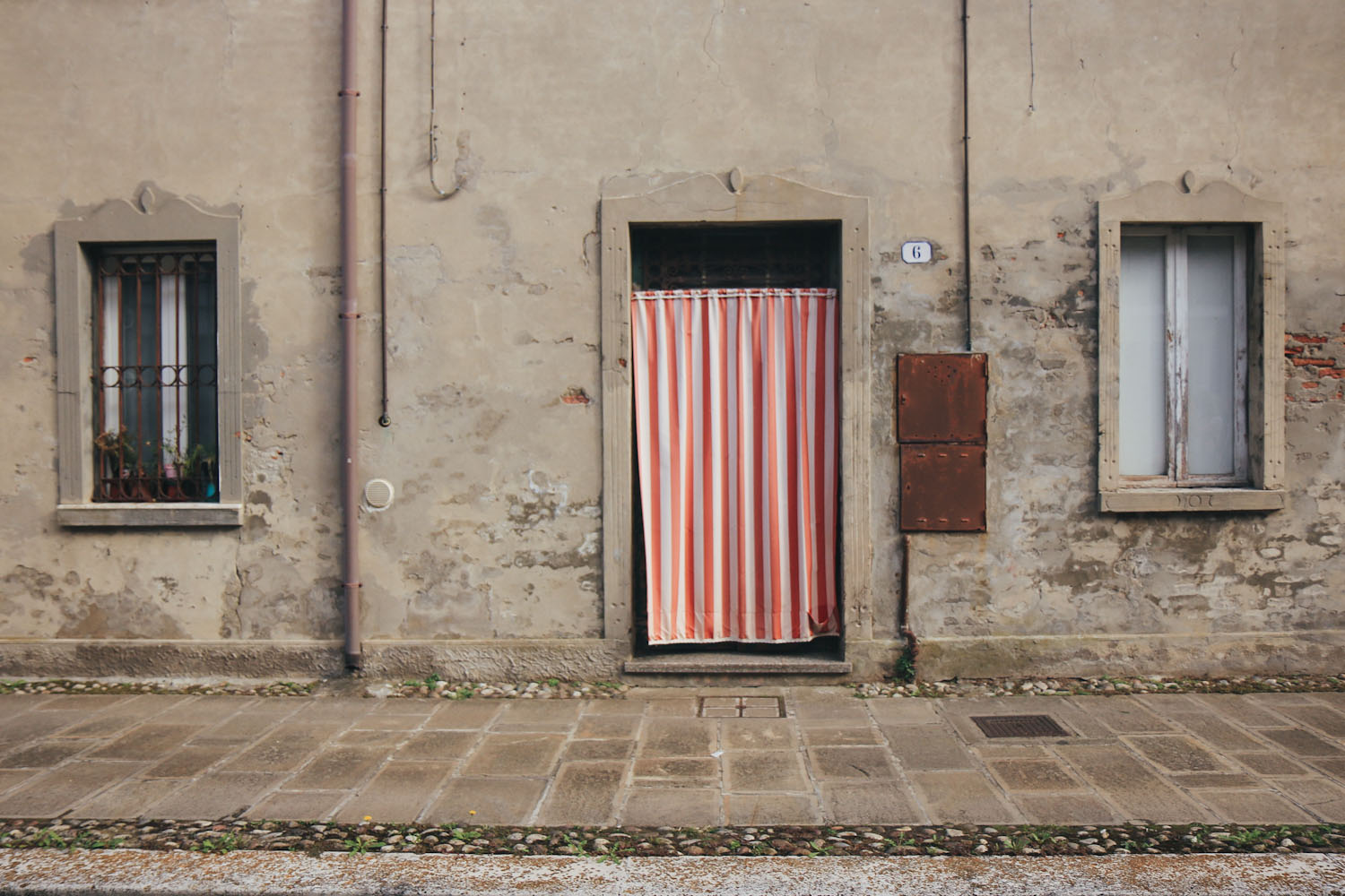 Comacchio Podelta Emilia Romagna Italien