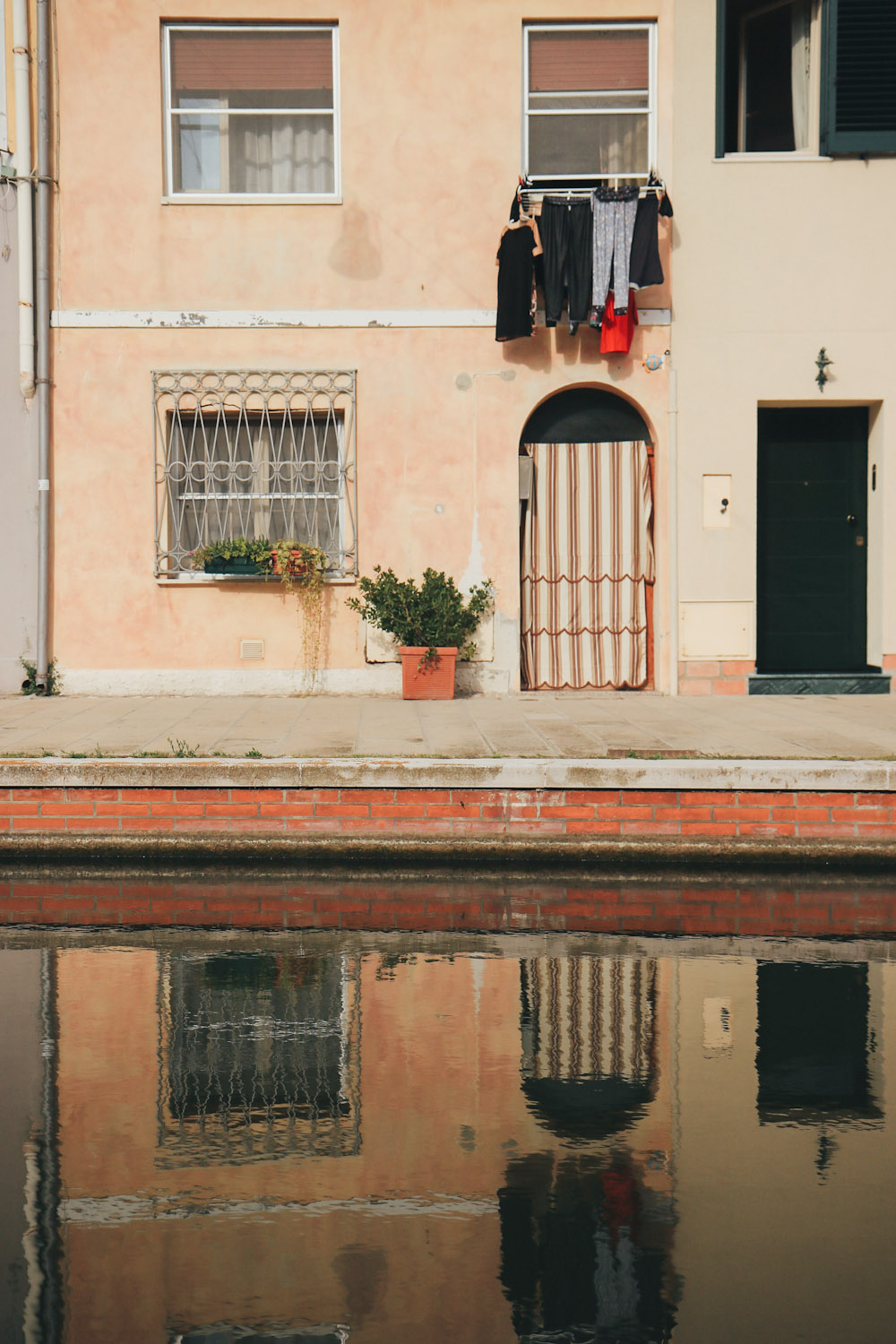 Comacchio Podelta Emilia Romagna Italien