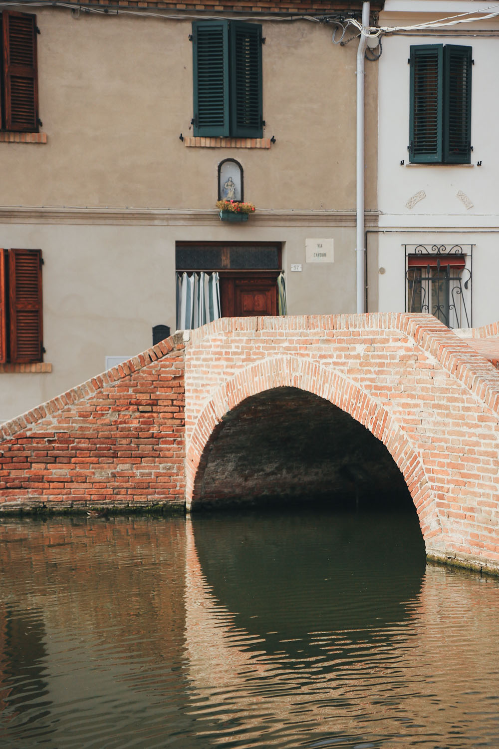 Comacchio Podelta Emilia Romagna Italien