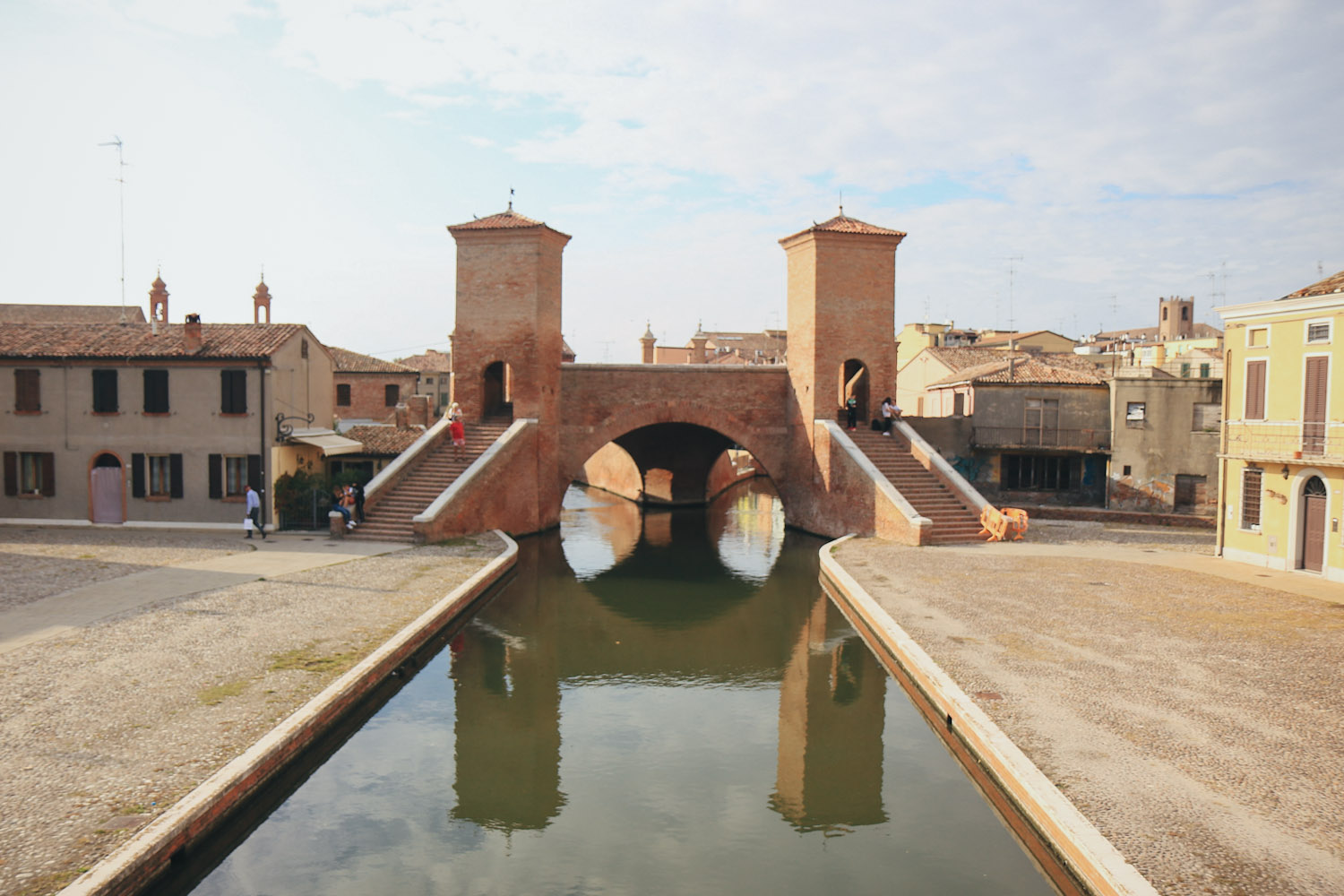 Comacchio Podelta Emilia Romagna Italien