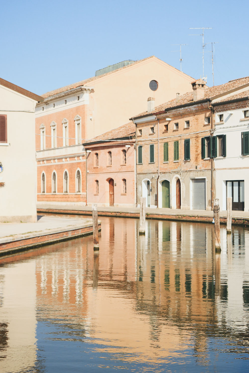 Comacchio Podelta Emilia Romagna Italien