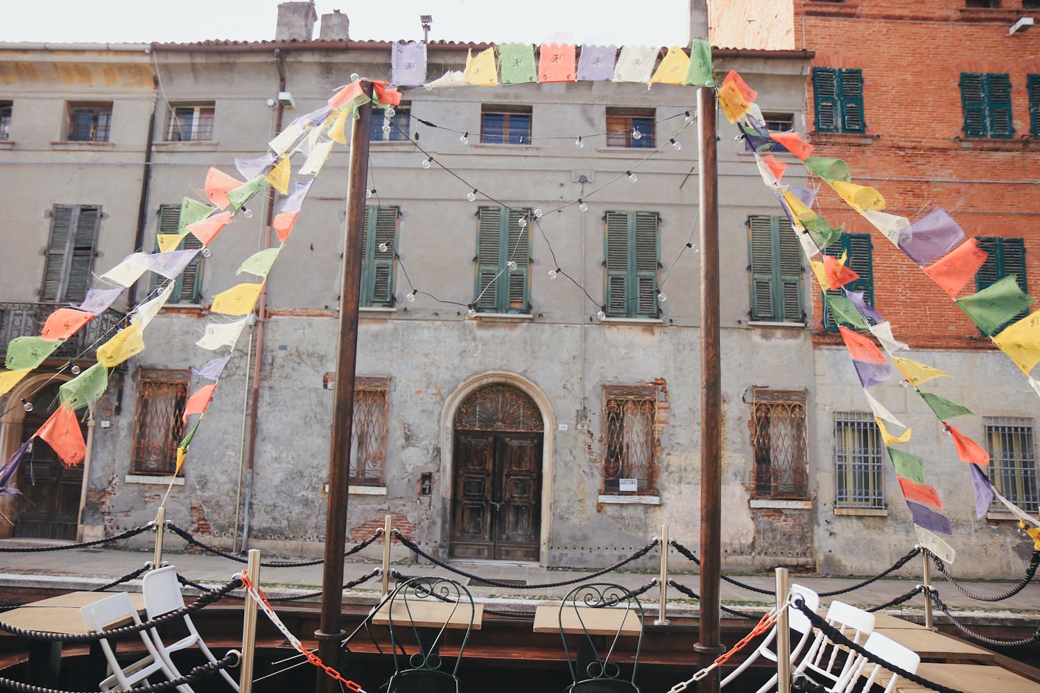 Comacchio Podelta Emilia Romagna Italien