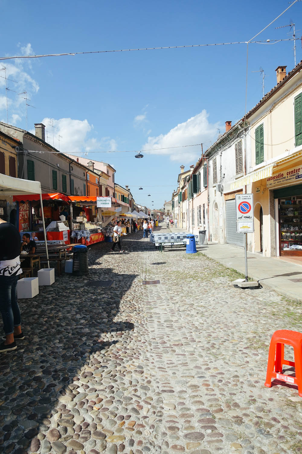 Comacchio Podelta Emilia Romagna Italien Aal festival