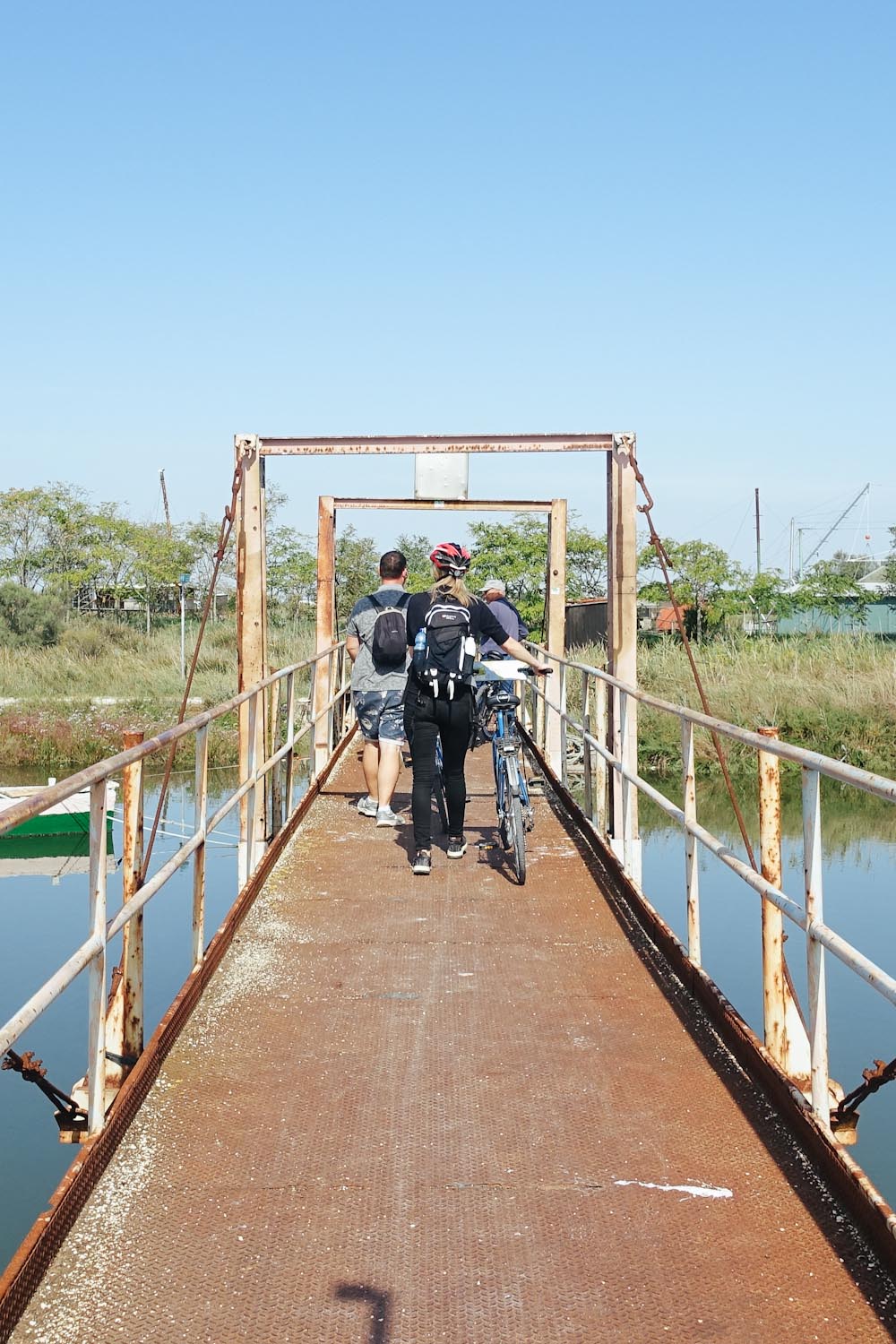 Fahrradtour Podelta Comacchio Italien