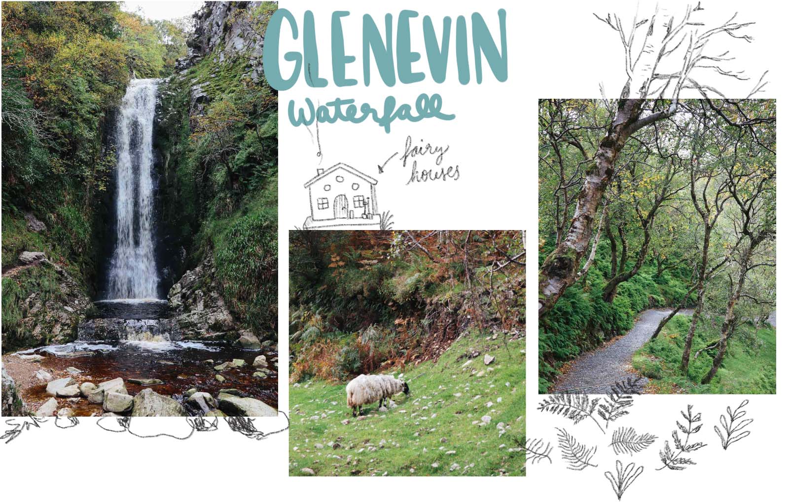 Glenevin Waterfall Inishowen Fairies Irland