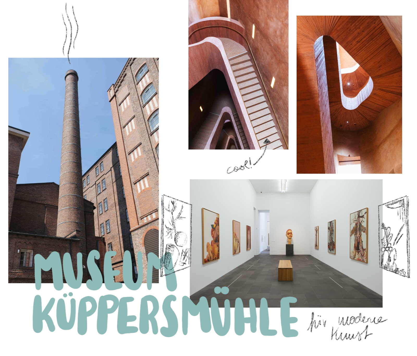 Museum Küppersmühle für moderne Kunst in Duisburg Ausflugstipp Ruhrgebiet Innenhafen